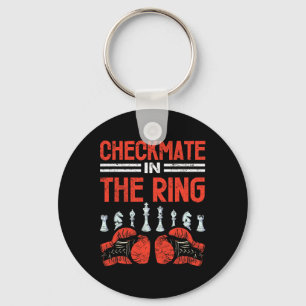 Chaveiro Checkmate Na Fusão De Boxing Chess Do Anel