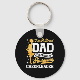 Chaveiro Cheer Cheerleading Pai Pai Eu Sou Um Pai Orgulhoso
