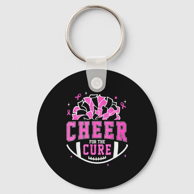 Chaveiro Cheer For The Breast Cancer Awareness Cheerleader  (Frente)