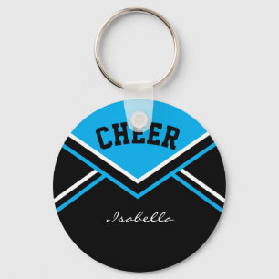 Chaveiro Cheerleader em Azul Bebê