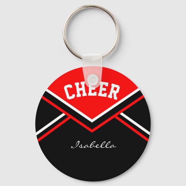 Chaveiro Cheerleader em Vermelho (Frente)