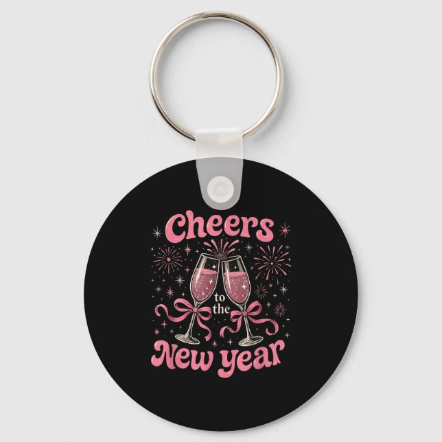 Chaveiro Cheers To The New Year 2026 Nk Celebration Gift  (Frente)