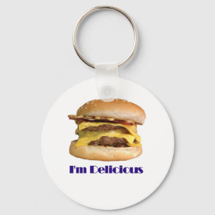 Chaveiro cheeseburger - eu sou delicioso