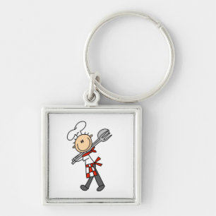 Chaveiro Chef Com Pinças De Salada