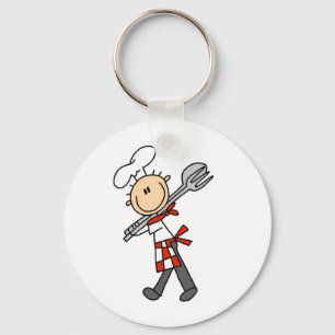 Chaveiro Chef Com Pinças De Salada