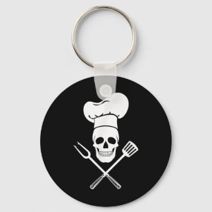 Chaveiro Chef Hat Cook Skull Kitchen Barbecue - Ferramentas