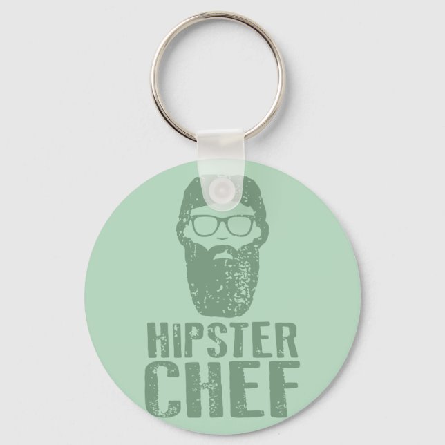 Chaveiro Chef hipster (Frente)