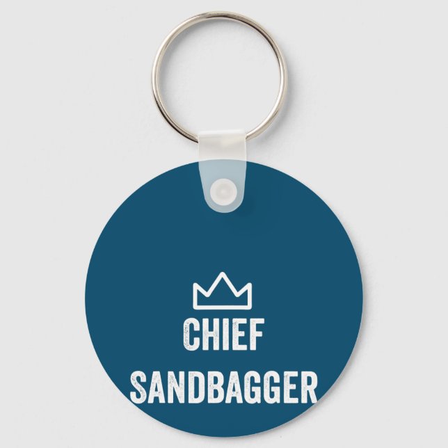 Chaveiro Chefe Sandbagger Golf Meme Bjj Chess Sandbag (Frente)