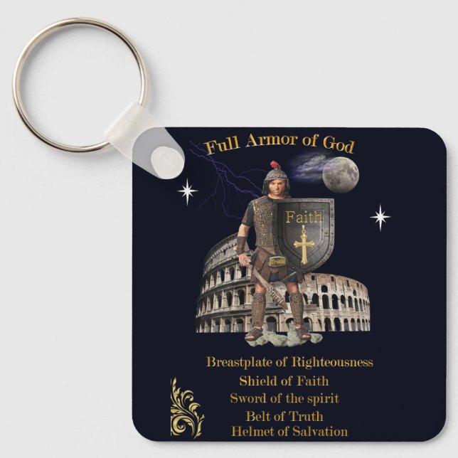 Chaveiro Cheio Armor de DEUS (Frente)