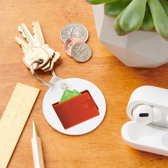 Chaveiro Cheio De Carteira De Moeda (Criador carregado)