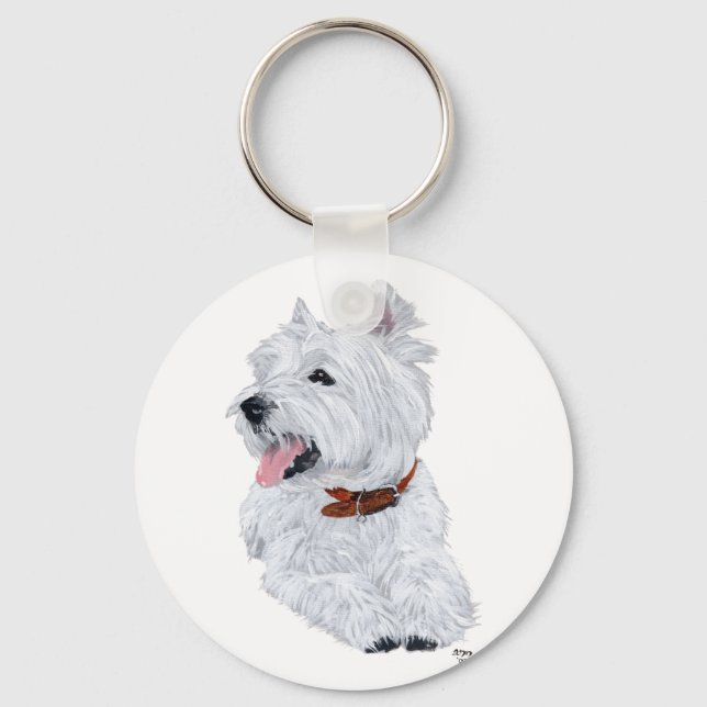 Chaveiro Cheio West Highland White Terrier (Frente)
