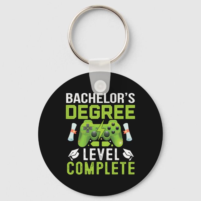 Chaveiro Chelor's Degree Level Complete Gamer College Finis (Frente)