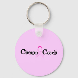 Chaveiro Chemo Coach - Cancer de Fita Rosa