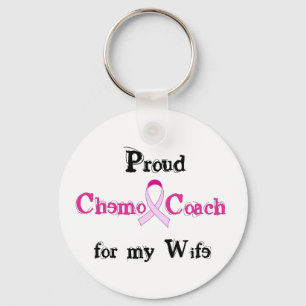 Chaveiro Chemo Coach - Cancer de Fita Rosa