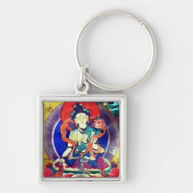 Chaveiro Chenrezing Buddha, vintage Heruka, Tibet (Frente)
