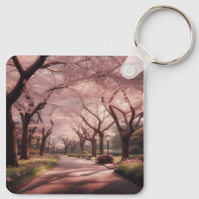 Chaveiro Cherry Blossom Serenity (Verso)