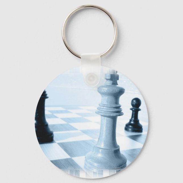 Chaveiro Chess Design  Keychain (Frente)