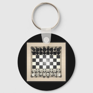 Chaveiro Chessboard and Chess Pieces: Keychains