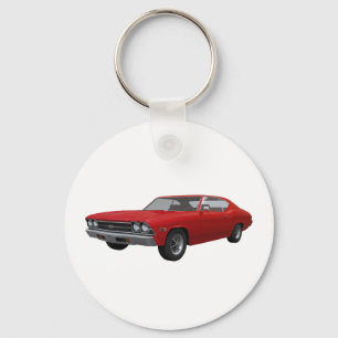 Chaveiro Chevelle 1969 SS: Revestimento vermelho