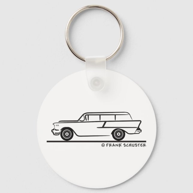 Chaveiro Chevrolet 1-50 Stationwagon 1957 (Frente)