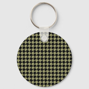 Chaveiro Chevron Checks Avocado e Preto