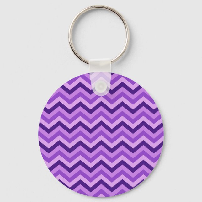Chaveiro Chevron Roxo (Frente)