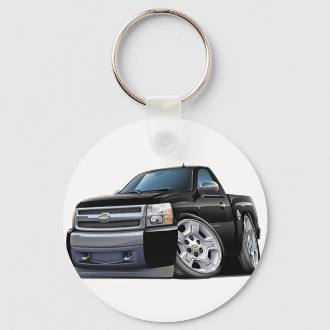 Chaveiro Chevy Silverado Black Truck (Frente)