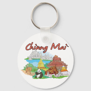 Chaveiro Chiang Mai, Cidade Famosa da Tailândia