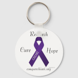 Chaveiro CHIARI, Cure, Hope, Research, conquerchiari.org