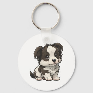 Chaveiro Chibi Border Collie