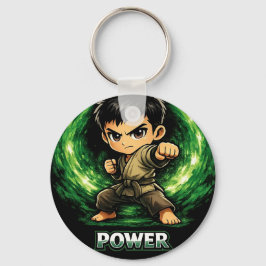 Chaveiro Chibi Dojo Pulseira Centro de Poder