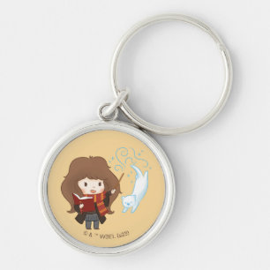 Chaveiro Chibi Hermione Granger Patronus