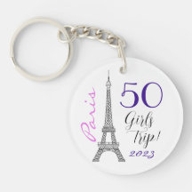 Chic Paris Eiffel Tower Girls Trip 50th Birthday