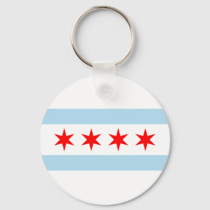 Chaveiro Chicago Flag Souvenir