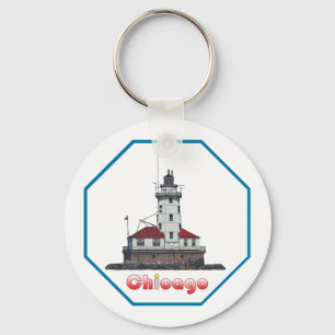 Chaveiro Chicago Harbor Light