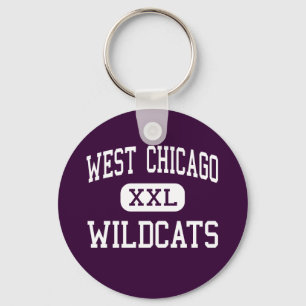Chaveiro Chicago ocidental - Wildcats - alta - Chicago