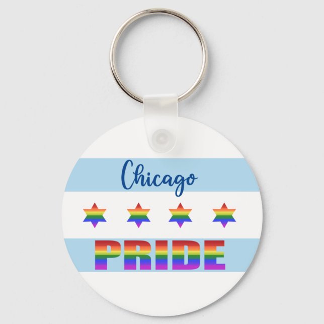 Chaveiro Chicago Pride (Frente)