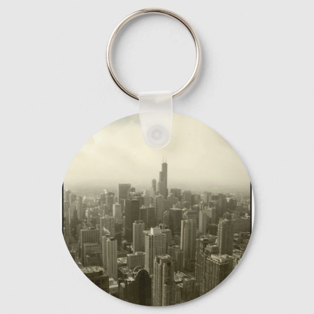 Chaveiro Chicago Skyline (Frente)
