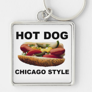 Chaveiro Chicago Style Hot Dog
