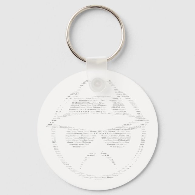 Chaveiro Chicana desloca o controle de texto baixo (Frente)