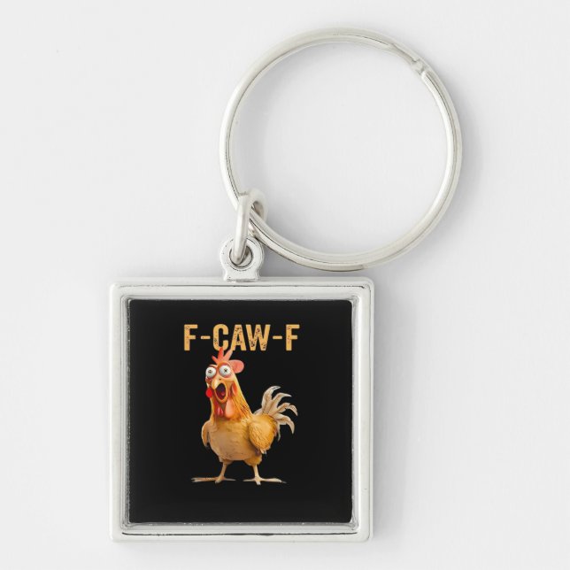 Chaveiro Chicken F-Caw-F Funny Trendy (Frente)