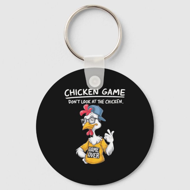 Chaveiro Chicken Game Humorous Family Tee - Uni-adults &amp (Frente)