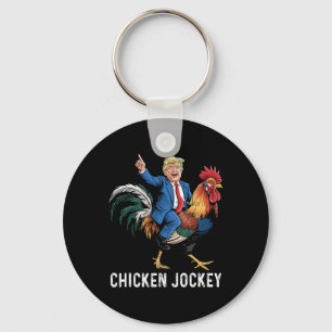 Chaveiro Chicken Jockey Trump Engraçado Meme Surreal Humor