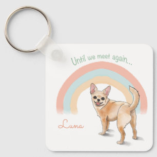 Chaveiro Chihuahua - Aquarela Nome Personalizado e Foto 