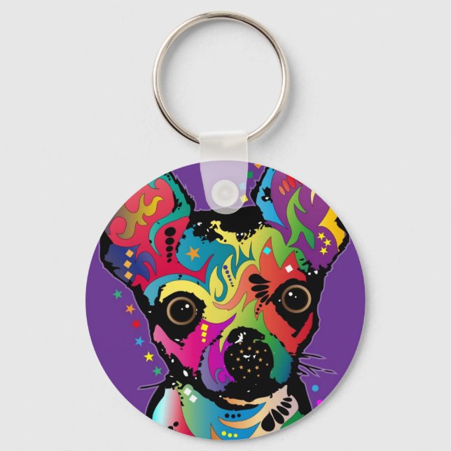 Chaveiro Chihuahua Art (Frente)