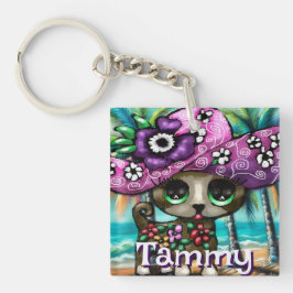 Chaveiro Chihuahua Cachorros Palmeiras personalizadas