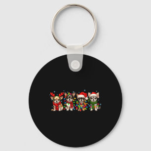 Chaveiro Chihuahua Christmas