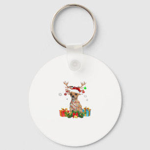 Chaveiro Chihuahua Christmas Lights Papais noeis Oversize T