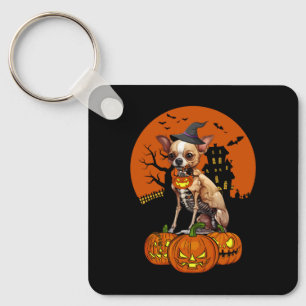 Chaveiro Chihuahua Dog Halloween