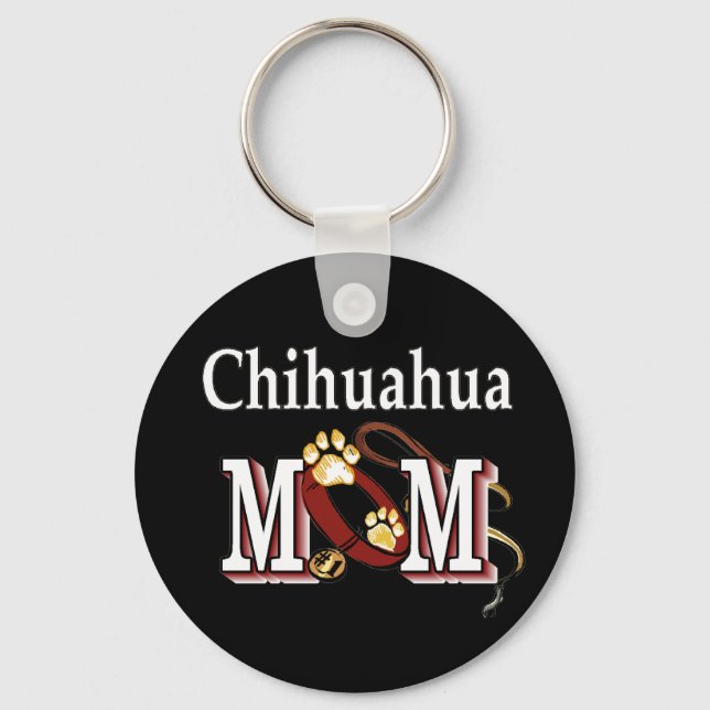 Chaveiro Chihuahua Dog Mamãe Gifts (Frente)